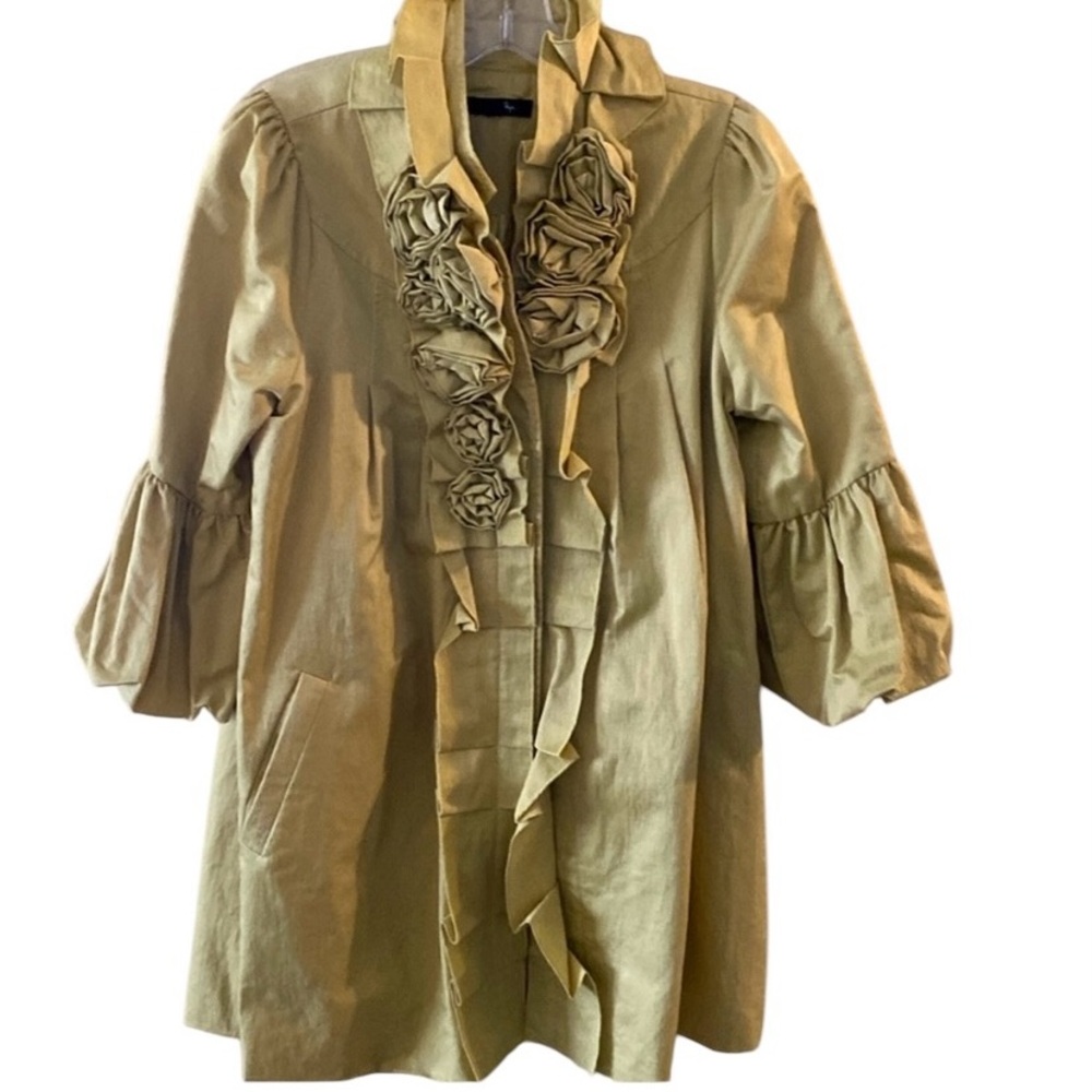 Yellow Peacoat Jacket from Anthropologie